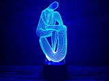 Змінна пластина для 3D світильників "Медитація 2" 3DTOYSLAMP, фото 3