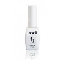 Matte top coat «Velour» (матове верхнє покриття для гель-лаку), Kodi, 8 мл.