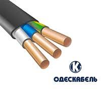 Силовий кабель ВВГнг-LS-П 3*6 Одескабель, гнучкий, чорний, ПВХ, 0,66 кВ