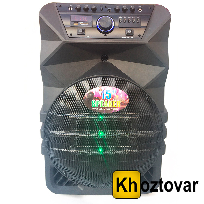Портативна акустика BIG SPEAKER K-5-15 ⁇ Колонка з акумулятором Meirende