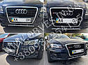 Решітка радіатора Audi Q5 2008-2012 стиль RSQ5 (хром окантовка), фото 5