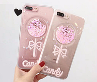 Силиконовый чехол с блестками на iPhone 6 Plus/6s Plus :: Candy