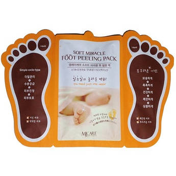 Пілінг-шкарпетки для ніг MJ Care care Soft Miracle Foot Peeling Pack