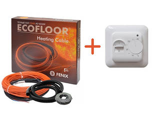Двожильний тонкий нагрівальний кабель бренду Fenix ADSV18 Чехія (Преміум) серія RTC 70.26 