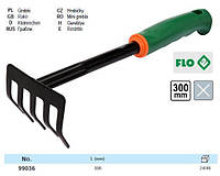 Грабли садовые мини 5 зубов Польша FLO-99036