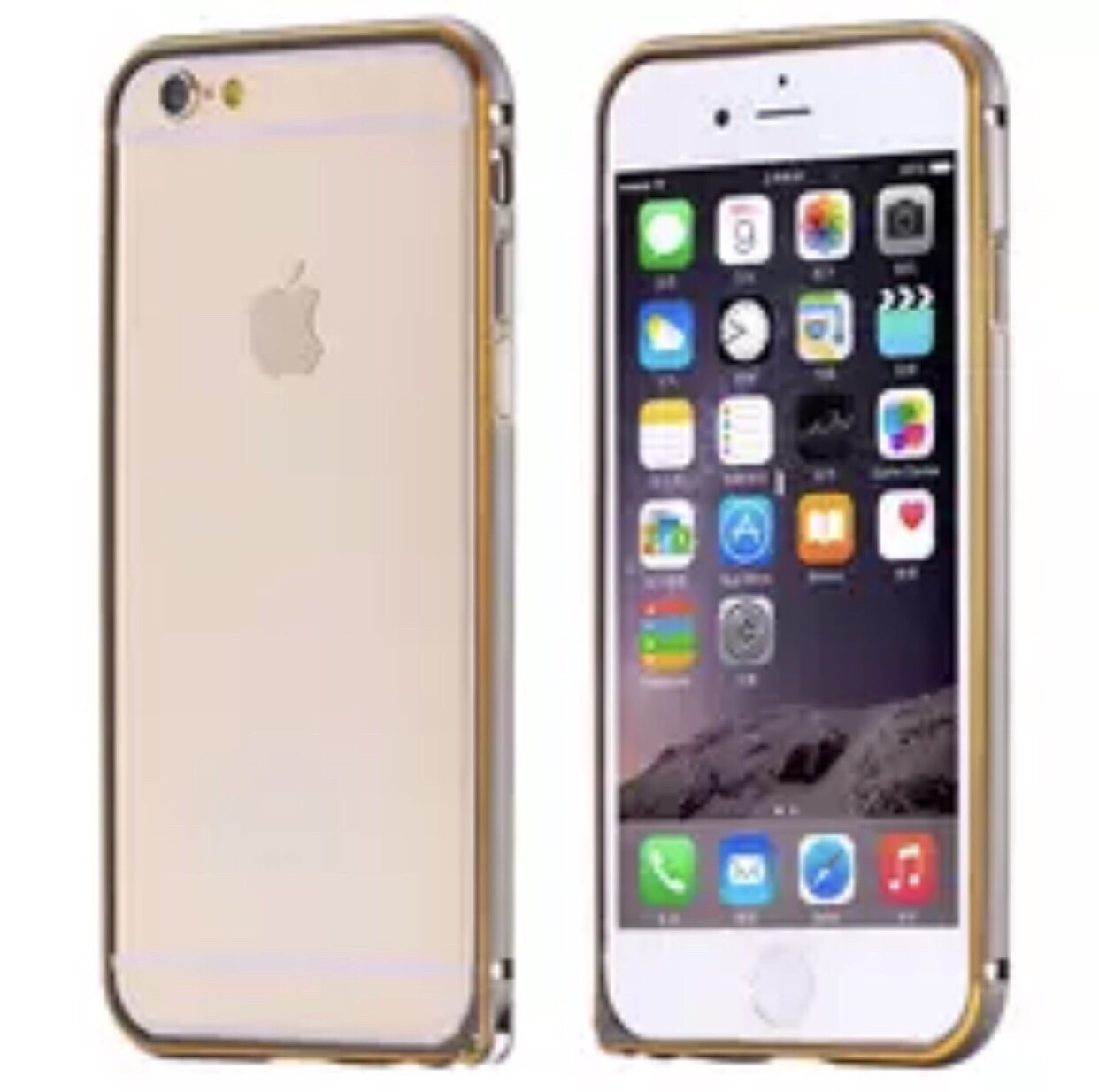 Бампер для Iphone 6, 6S silver, фото 1