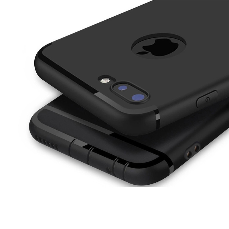 Чехол для Iphone 7 plus/Iphone 8 plus силиконовый black