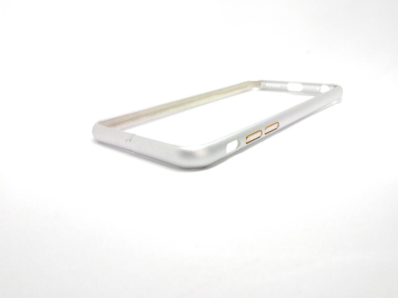 Металевий бампер для Iphone 6, 6S сріблястий, фото 1