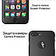 Чохол Протиударний 360 для IPhone 7/IPhone 8 black + скло в подарунок, з вирізом, фото 2