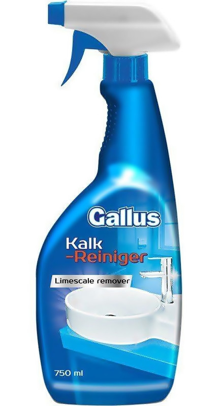 Засіб для блиску і видалення накипу в ваній кімнаті Gallus Kalk-Reiniger 750 мл