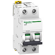 Автоматичний вимикач iС60 2P 6A C Schneider Electric A9F79206