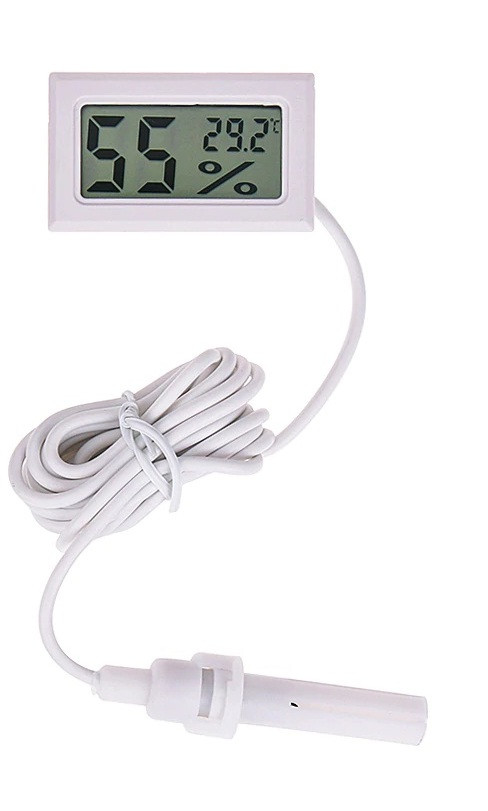 Гігрометр Термометр цифровий із виносним датчиком, фото 1