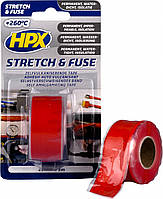 HPX SO2503 Stretch & Fuse - силиконовая вулканизирующая лента для ремонта труб и электроизоляции 25 мм x 3 м