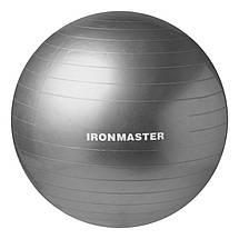 М'яч фітнес фітбол 65 см IronMaster різні кольори , фото 3