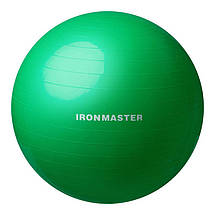 М'яч фітнес фітбол 65 см IronMaster різні кольори , фото 4