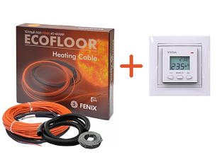 Двожильний кабель тонкий під плитку бренду Fenix ADSV18 (Преміум) серія VEGA LTC 070) Спец Ціна 