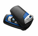 Оригінальний шкіряний футляр для ключа BMW Leather Case Key M Sport, Blue Black (82292219915), фото 2
