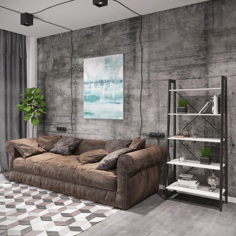 Стелаж Призма 5 полиць Метал-Дизайн