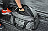 Спортивна сумка Reebok стильна модна містка, колір чорний, фото 4