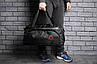 Спортивна сумка Reebok стильна модна містка, колір чорний, фото 2