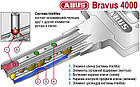 Циліндр Abus Bravus compact 4000 95 (40х55Т) ключ-тумблер, фото 4