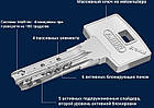 Циліндр Abus Bravus compact 4000 95 (40х55Т) ключ-тумблер, фото 2