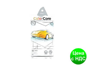 Олівці кольорові "MARCO" ColorCore Hex (12 кольорів)