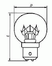 Лампа РН 12-100, B22d