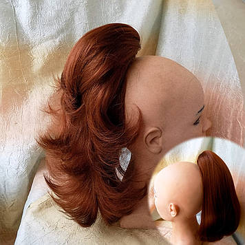 Хвіст двосторонній на крабе темно-рудий 3746-131