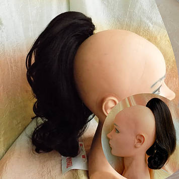 Хвіст шиньйон на двосторонній крабе чорна кава Т95-2