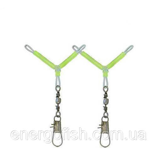 Відвід на 2 гачка Kamasaki Feeder Fluo 2шт, фото 1