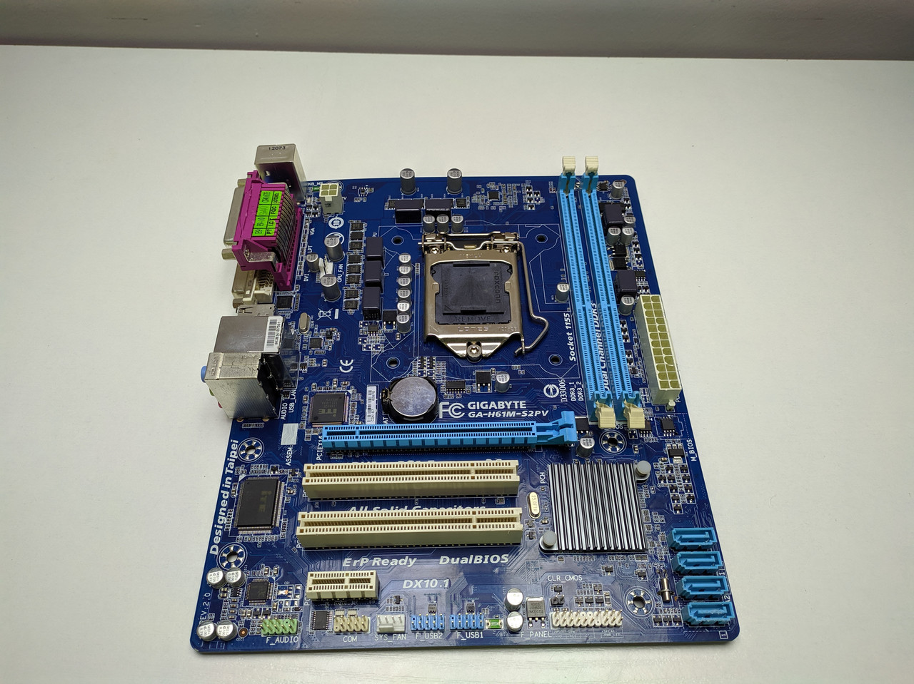 Материнская плата Gigabyte GA-H61M-S2PV (s1155, Intel H61, PCI-Ex16 ...