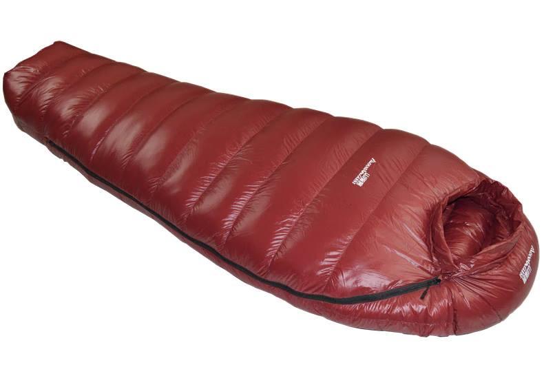 Спальний мішок пуховий 450 fill power down +10°C +5°C Large 210 см Brown