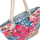 Пляжна сумка ETERNO Жіноча пляжна тканинна сумка ETERNO ETA29355-3, фото 10