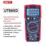 Uni-T UT89XD цифровий мультиметр True RMS, фото 3