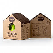 Ключниця настінна та брелок для ключів Sparrow Qualy (білий-чорний), фото 3