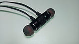 Навушники-гарнітура внутрішньоканальні (вакуумні) PAPADA PA800, плоский дріт, магніти, Black, фото 3