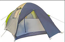 Намет Green Camp 1011-2. 3-х місцевий. 2-х шарова. 2 входи. Тамбур, фото 2