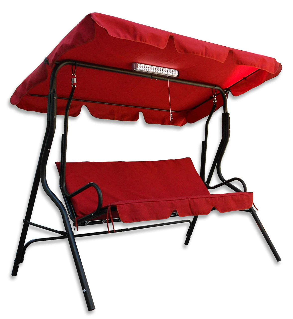 Гойдалки садові Relax / Релакс Червоний/Чорний (Ranger TM)