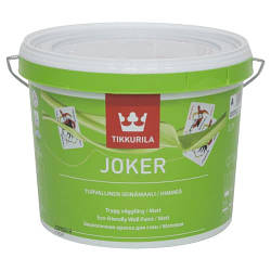 Tikkurila Joker інтер'єрна фарба для фарбування стін та стелі 2,7 л А