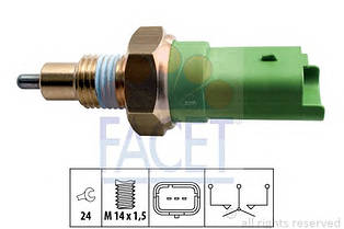 Датчик заднього ходу на Рено Кангу II 1.5 dci, 1.6i 8V / FACET 7.6245