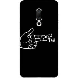 Чохол силіконовий з картинкою для Meizu 15 Plus Піу-піу