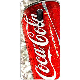 Чохол силіконовий з картинкою для Meizu 15 Plus Coca-cola