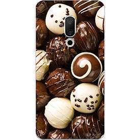 Чохол силіконовий з картинкою для Meizu 15 Plus Цукеркове асорті