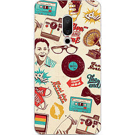 Чохол з картинкою силіконовий для Meizu 15 Plus Ретро