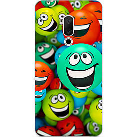 Чохол з картинкою силіконовий для Meizu 15 Plus Яскраві смайли