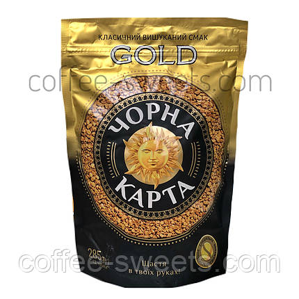 Кава розчинна Чорна карта Gold 285g, фото 1