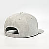 Бейсболка без логотипу INAL snap back 5 панелей M / 55-56 Світло-сірий 219155, фото 3