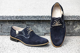 Сині туфлі із світлою підошвою 42 розмір