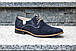 Сині туфлі із світлою підошвою 42 розмір, фото 3